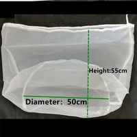 2pcs 5055cm food grade coffee beer wine home brewing mash filter bag for batch home brew filter bag bucket can be customized