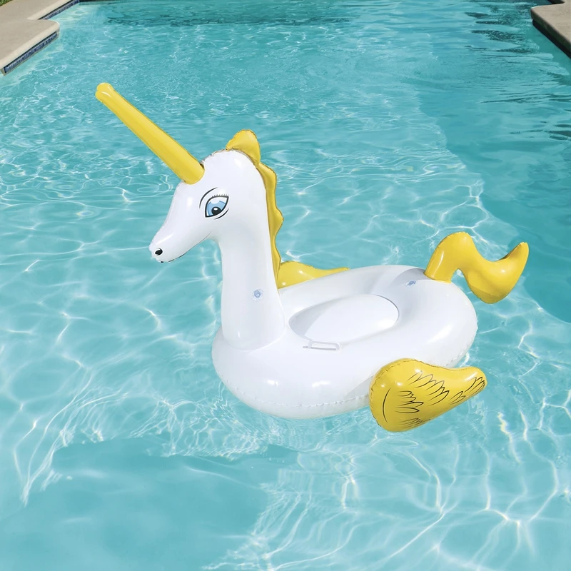 65 дюймов большой надувной Фэнтезийный Единорог Райдер для детей детский