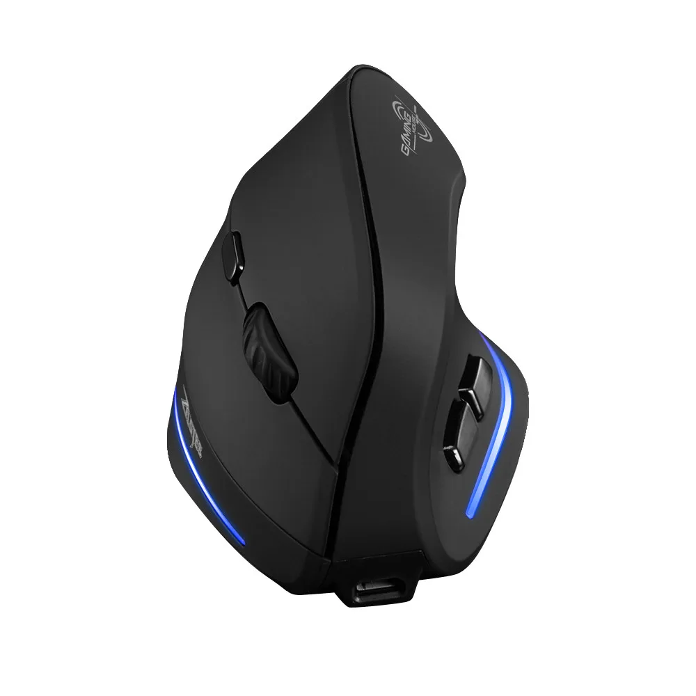 Мышь Ратон Zelotes F 35 2 4 ГГц Вертикальная Беспроводной Перезаряжаемые USB игровая