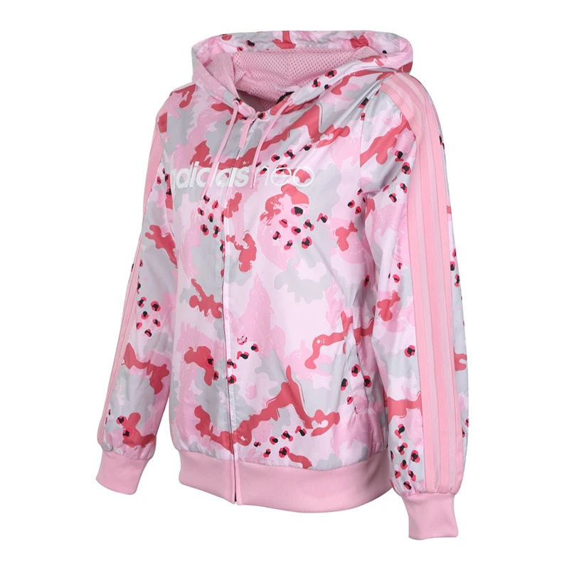 Новое поступление. Оригинальная Женская ветровка с капюшоном Adidas NEO W | Спорт и
