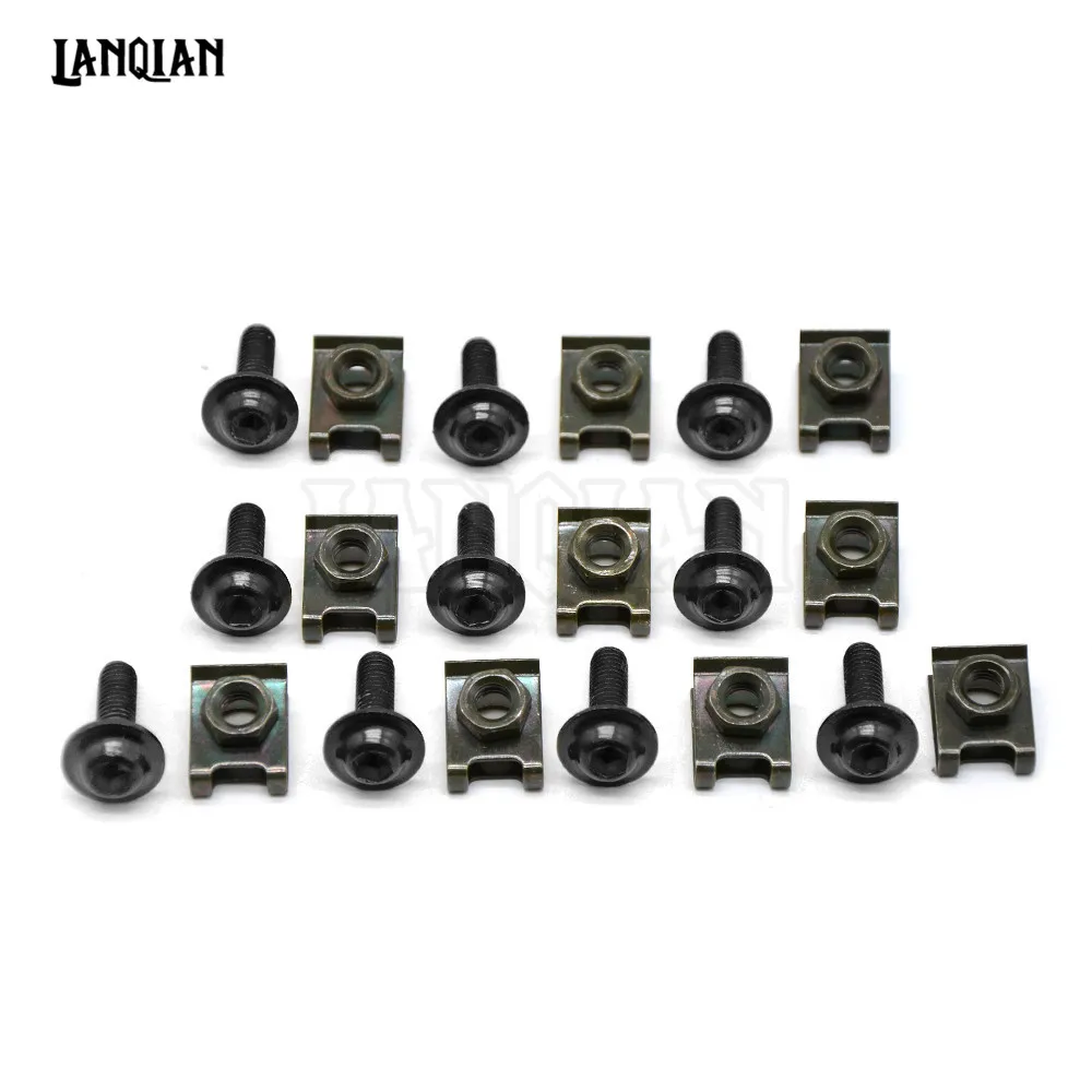 6 мм аксессуары для мотоциклов обтекатель тела рабочие болты Honda CB599 CB600 pcx 125 150 VFR750