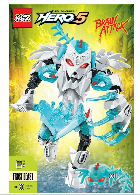 Avengers Bionicle Hero Factory 5 Star Rocka Bulk Breez Robot Building Block Brick Toys for children Compatible with | Игрушки и хобби