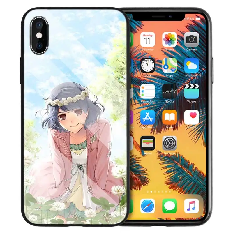 Домашний чехол с узором для Apple iPhone 7, 8, 6, 6 S, 11, 11Pro, X, XR, XS MAX Plus, 7 P, 6 P, 8 P, 7+, 8+, 6+ мультяшный чехол - Цвет: 02