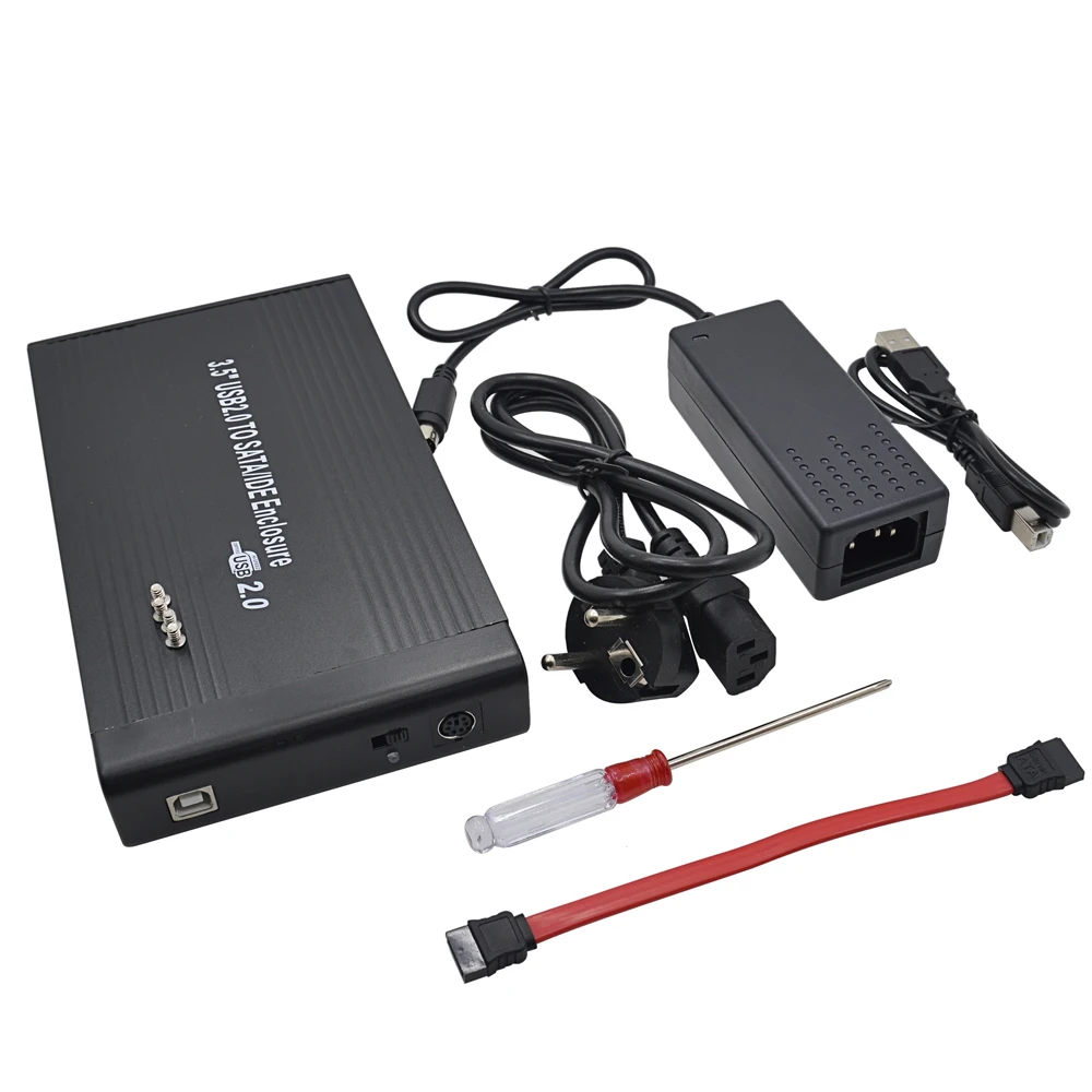 Внешний корпус TISHRIC для HDD 3 5 дюйма HD SSD DVD диск жесткий 2 ТБ Sata IDE к USB 0 адаптер