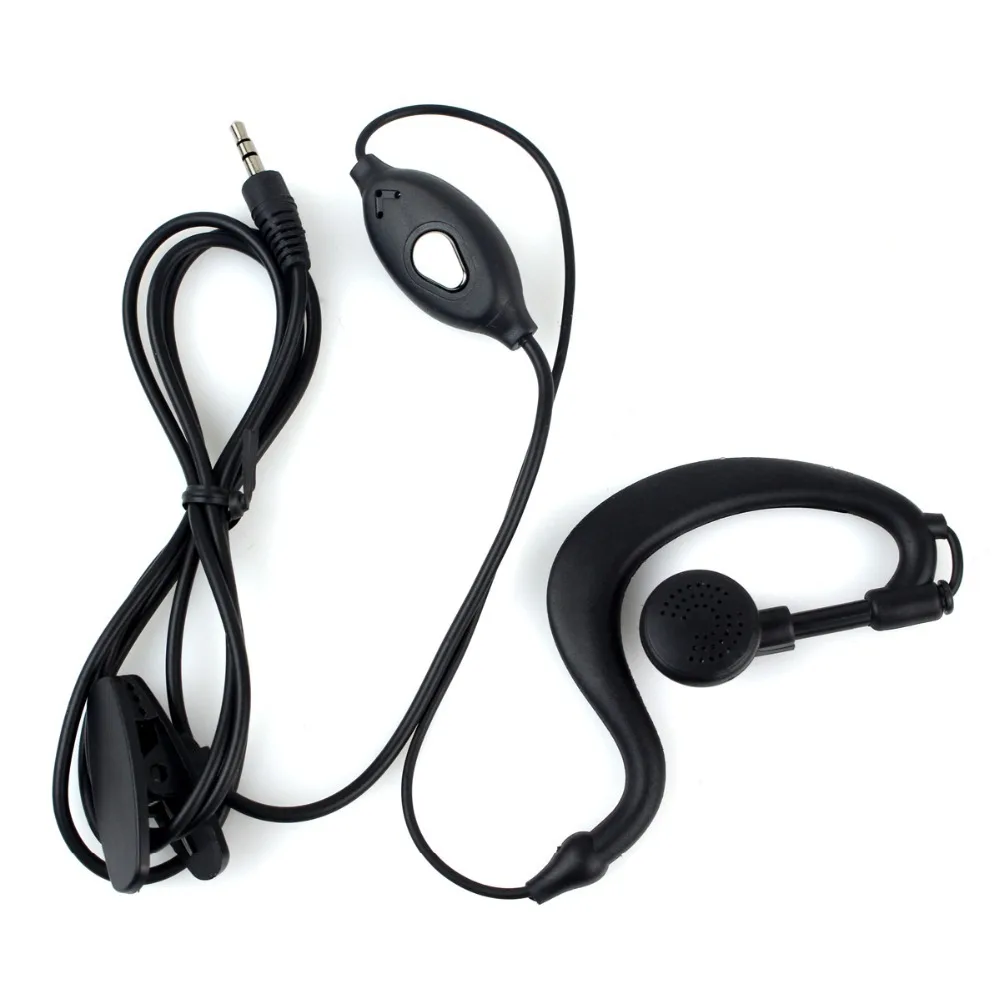 5 шт. PTT MIC наушник 1-Pin 2,5 мм Jack для RETEVIS RT388 RT628 RT32 для РАДИОТЕЛЕФОНА Walkie Talkie “иди и J9109A