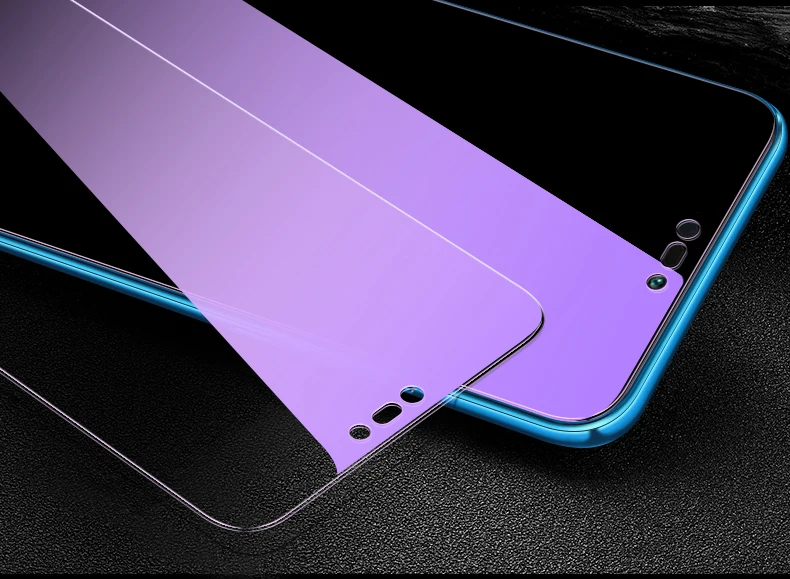 2 шт закаленное стекло для huawei P20 Lite защита экрана 9H 2.5D анти-Blu-Ray стекло Защитная пленка для huawei p20 lite 5,84"