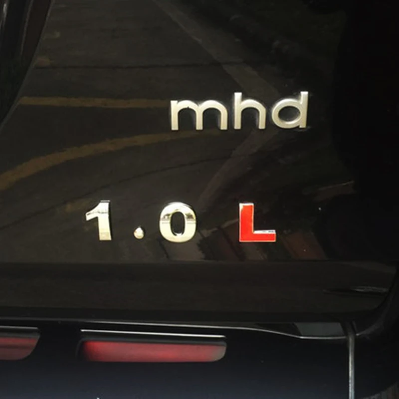 3D металлическая хромированная Автомобильная наклейка 0 9 т 1 л для Mercedes Smart Fortwo Forfour