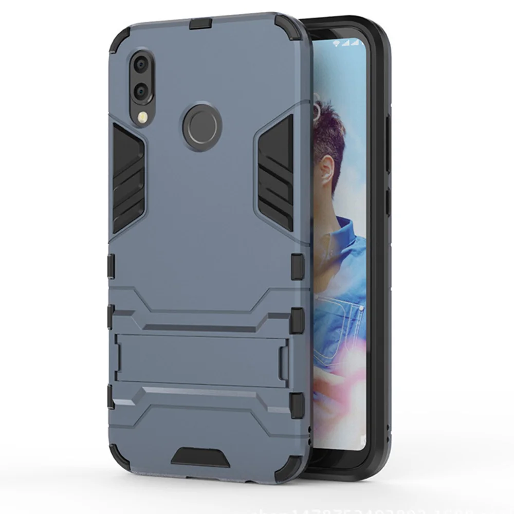 Armor Case For Huawei P20 Smart PRo Robot Silicone Rubber Back Phone Cover |