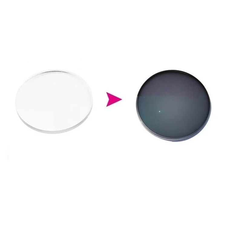 Photochromic grey Анти синий луч фотохромные модные очки линзы для глаз очки солнцезащитные очки по рецепту несферические линзы 10 дней на заказ - Цвет линз: Photochromic grey