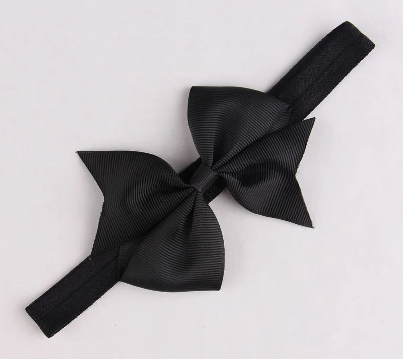 Retail 1pcs Lovely Girls Headbands With Ribbon Bow Flower Artificial Elastic Hair Bows Hairbands Summer Style Accessories | Детская
