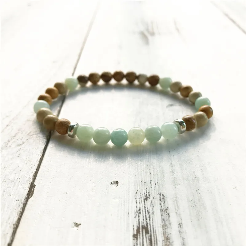 Модный Набор браслетов Amazonite JasperS & лучший подарок для мужчин и женщин подвеска на