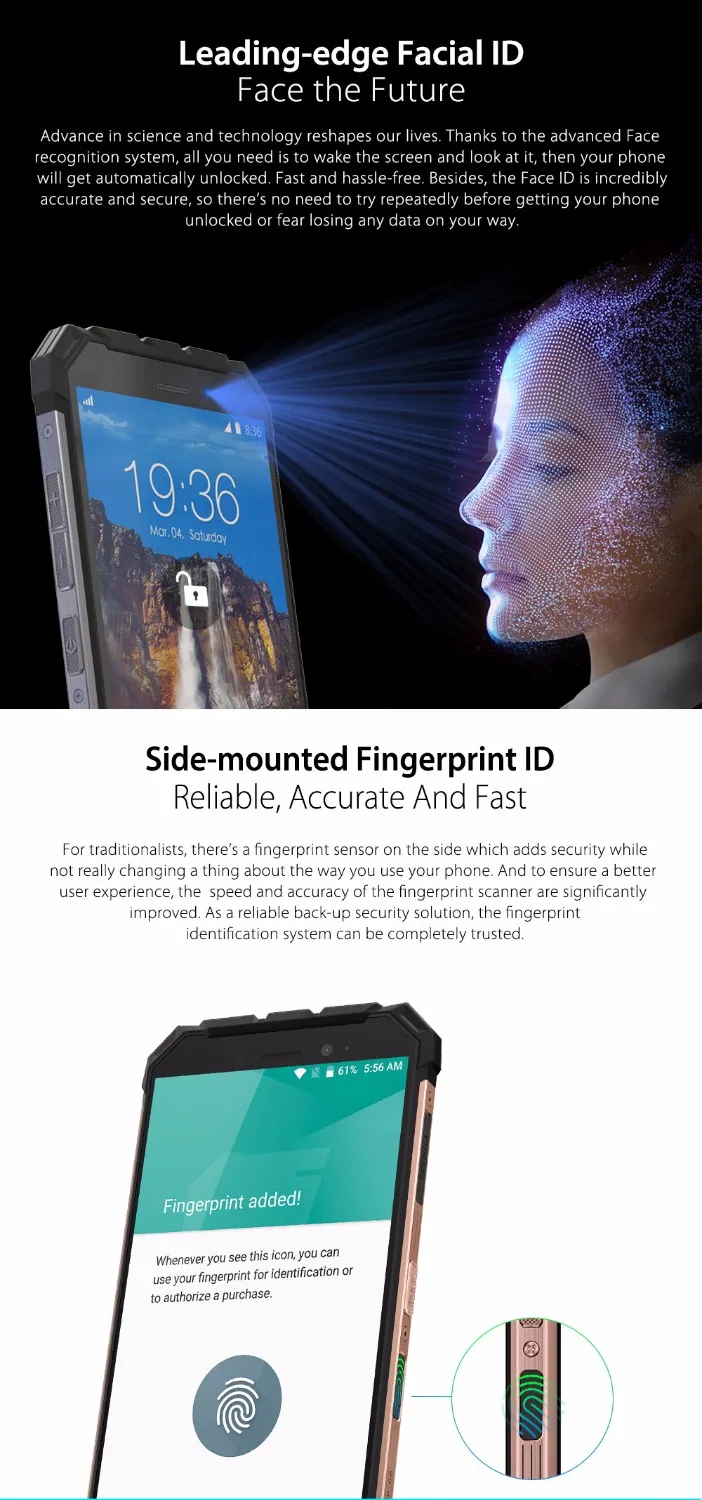 Ulefone Armor X Android 8 1 NFC Смартфон 5 &quot2 GB 16GB 13MP Face Unolck 5500mAh Беспроводное зарядное
