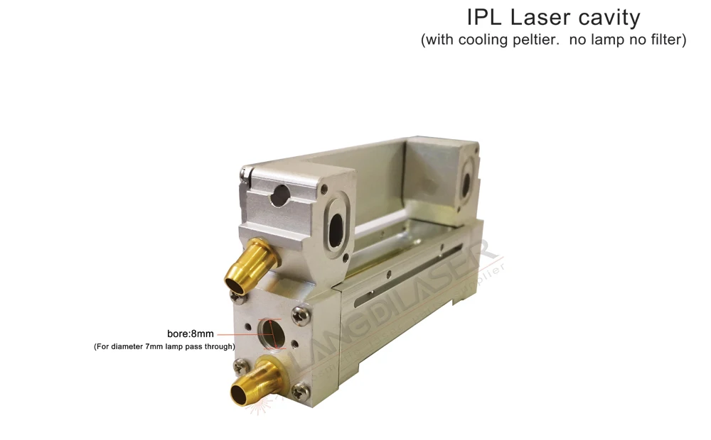 IPL/OPT/Ручка для эффективного удаления волос полость металлическая часть, для диаметра 7 мм лампа проходит