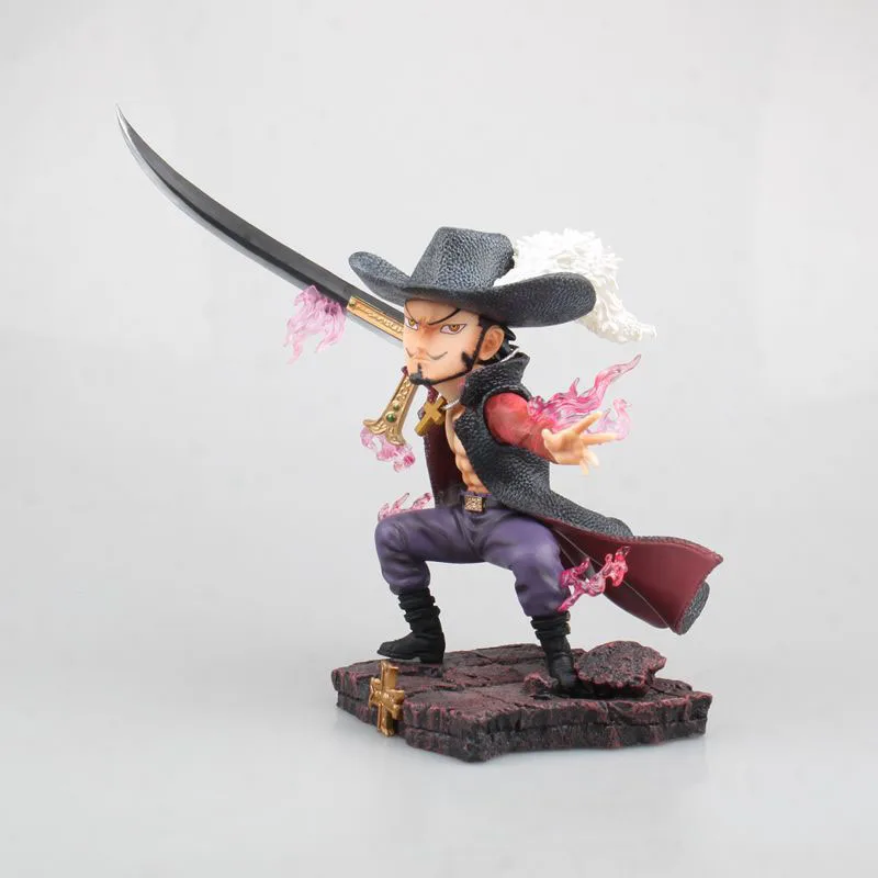 Аниме 1/8 масштаб окрашенная фигурка цельная Боевая версия Dracule Mihawk GK Kai экшн ПВХ