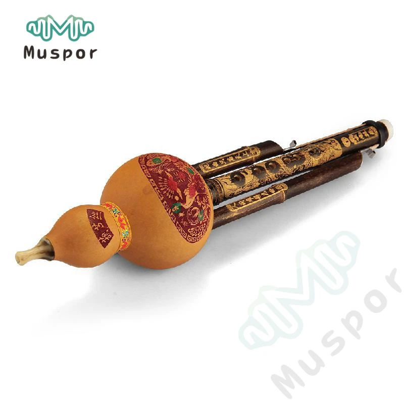 Китайская Тыква халуси 3 октавы кукурбит канавка C/Bb ключ Юньнань этнический