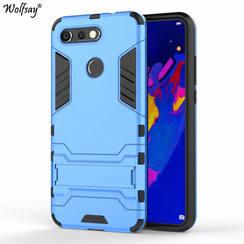 Wolfsay Cover For Huawei Honor V20 Case Slim PC + Soft Rubber Armor Phone View 20 Fundas |