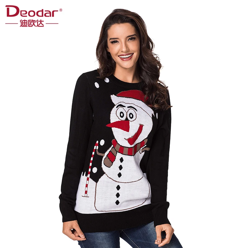 Deodar 2018 зимний женский свитер Женский вязаный и пуловеры Tricot Pull Bottom