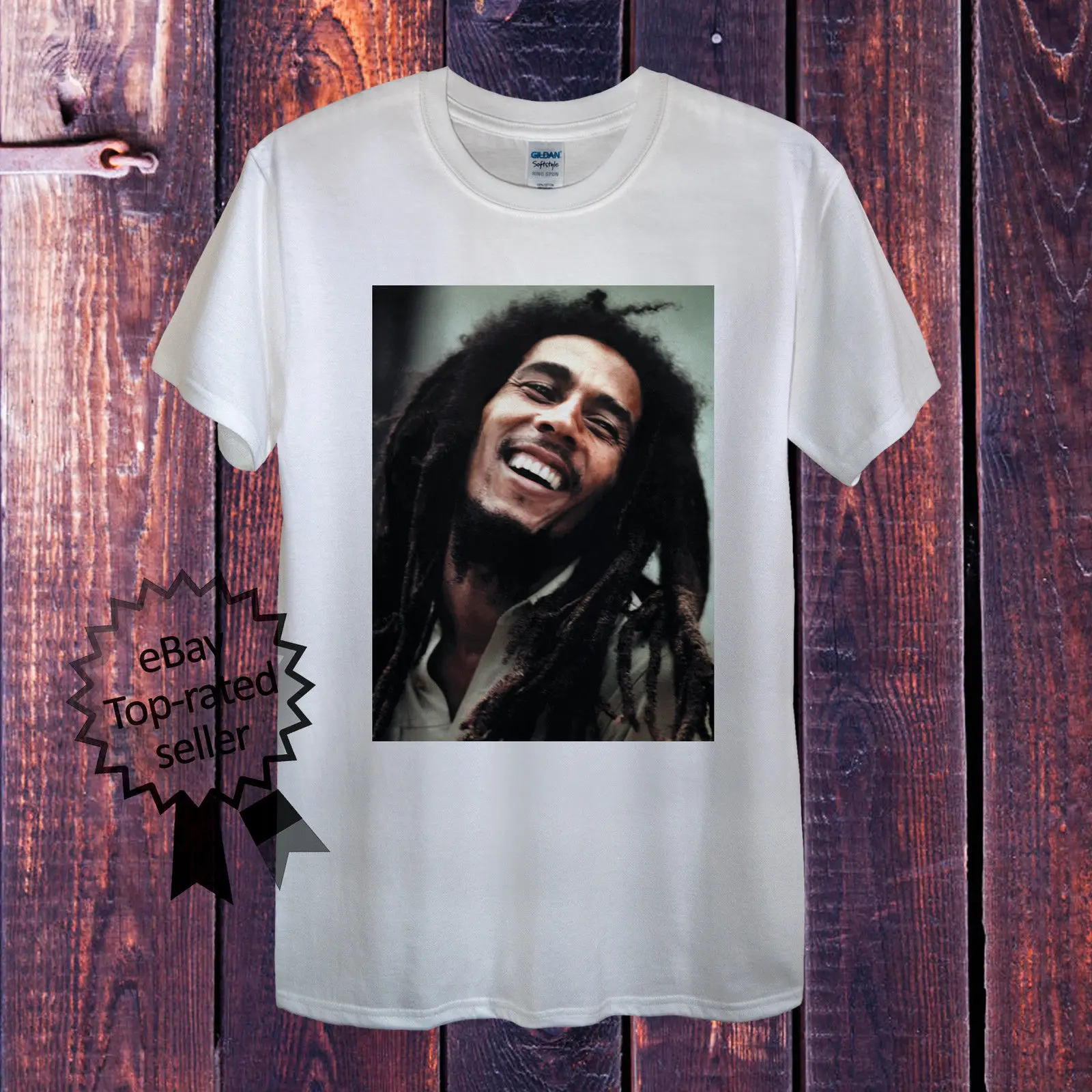 

Simple Cotton T-Shirt Bob Marley T-Shirt Men OR Women's Fitted Jamaica Reggae One Love Rastafari Rasta O-Neck T Shirt Men