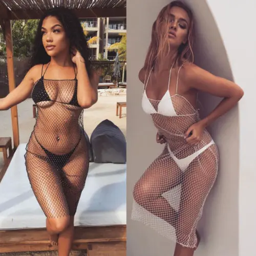 Новинка 2018 женское сексуальное вязаное крючком пляжное покрытие ажурное