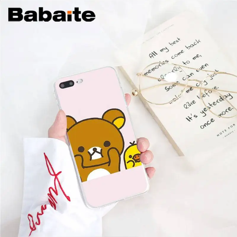 Мягкий силиконовый чехол Babaite Rilakkuma из ТПУ для телефона iPhone 8 7 6 6S Plus X XS MAX 5 5S SE XR 10 11 11pro 11promax - Цвет: A14