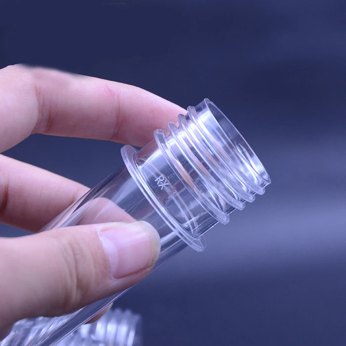 Прозрачная пластиковая пробирка 40 мл бутылка для маски соли очистки ванны