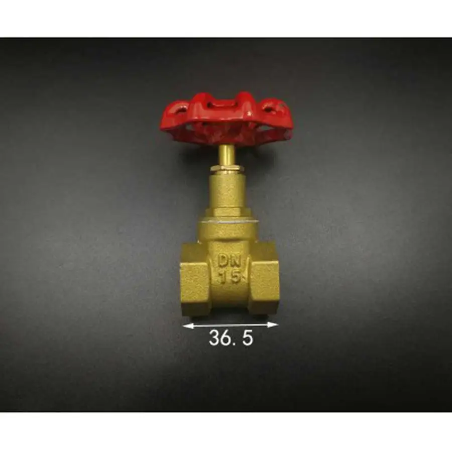 

Brass Gate Valve DN15 1/2" BSPP Female 10Bar Working Pressure Port Size 11.7mm