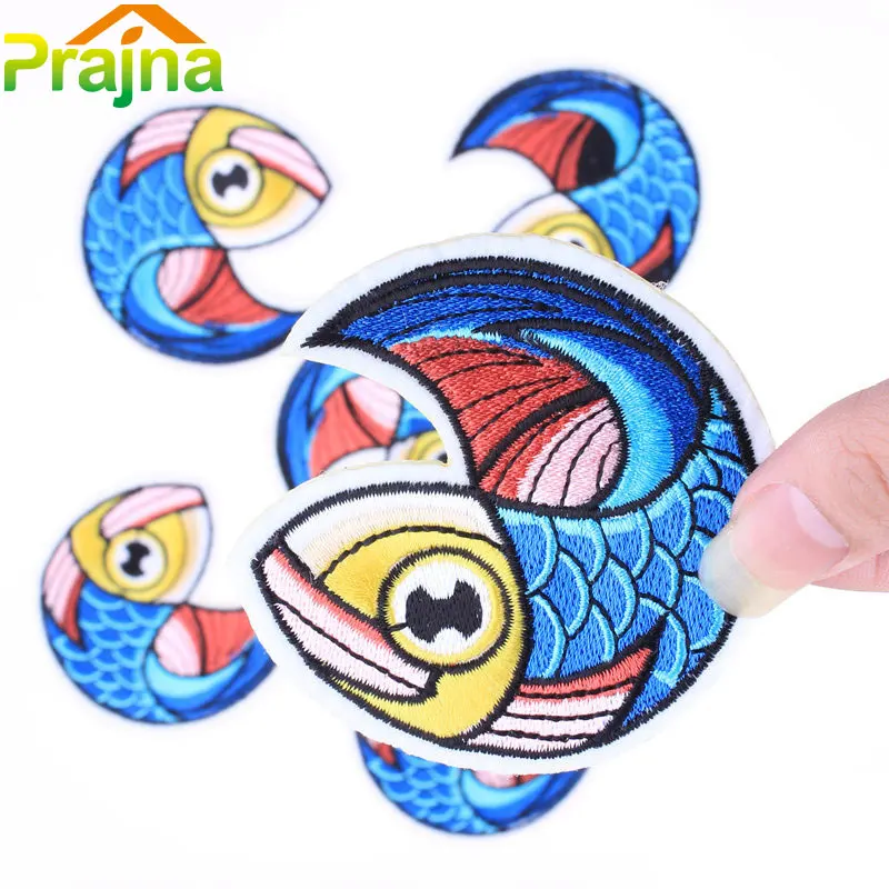 ZOTOONE нашивка с изображением рыб птиц искусственных кактусов детские наклейки