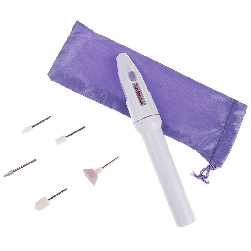 Аппарат для маникюра и педикюра Электрический с 5 насадками 100 240 В|Принадлежности