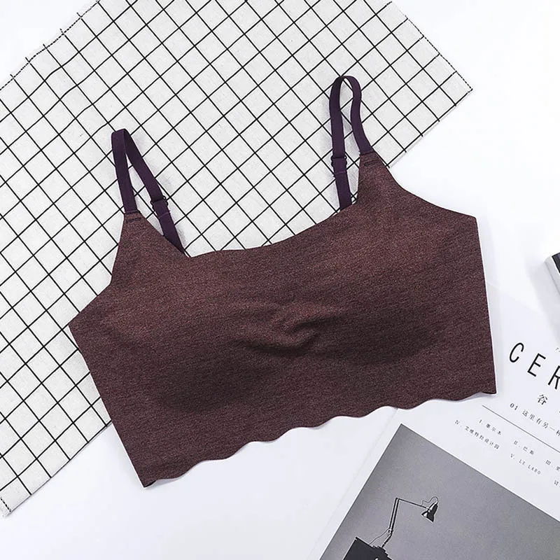 

No steel ring sports bra sexy seamless gather sleep ladies underwear