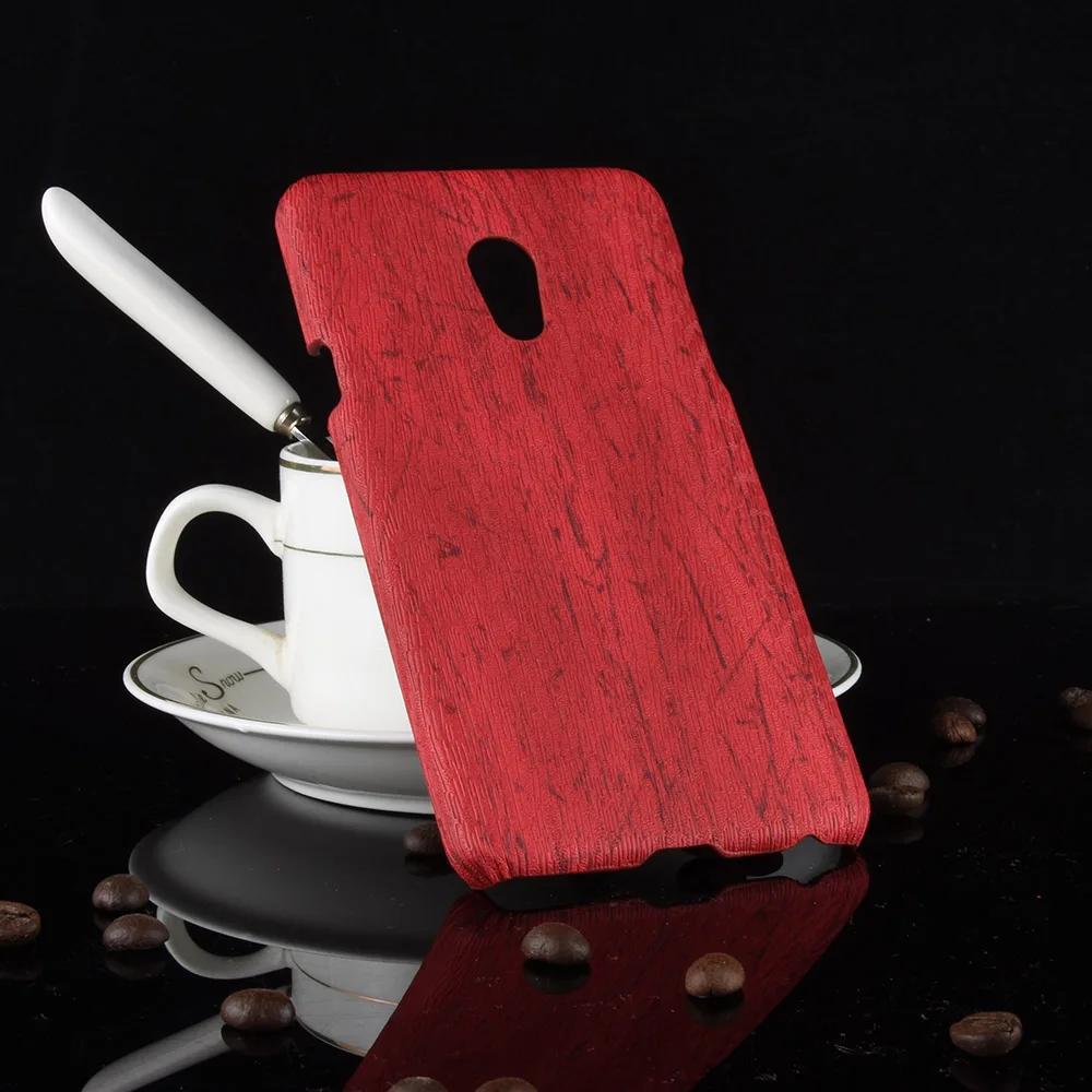 Новый чехол subin для Meizu 15 Lite 5 46 дюйма винтажный Деревянный из искусственной кожи и