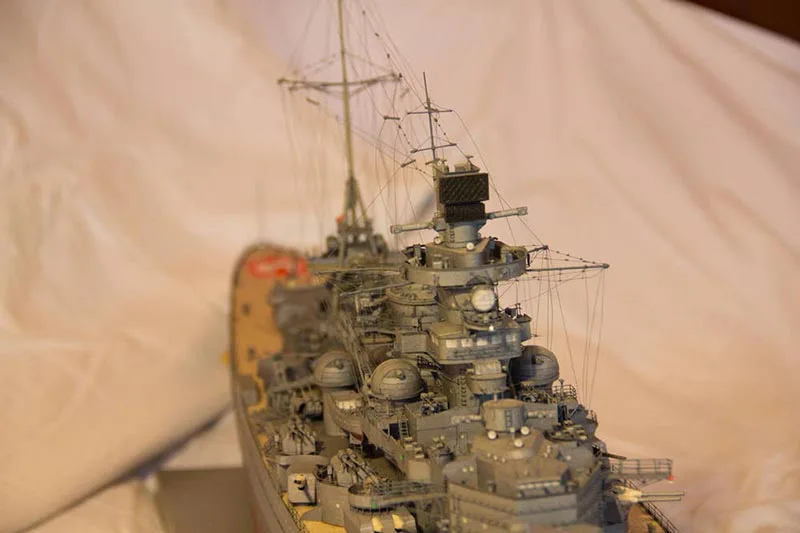 DIY бумажное ремесло версия 1:200 Harlem battle cruiser Scharnhorst 3D бумажная модель игрушки