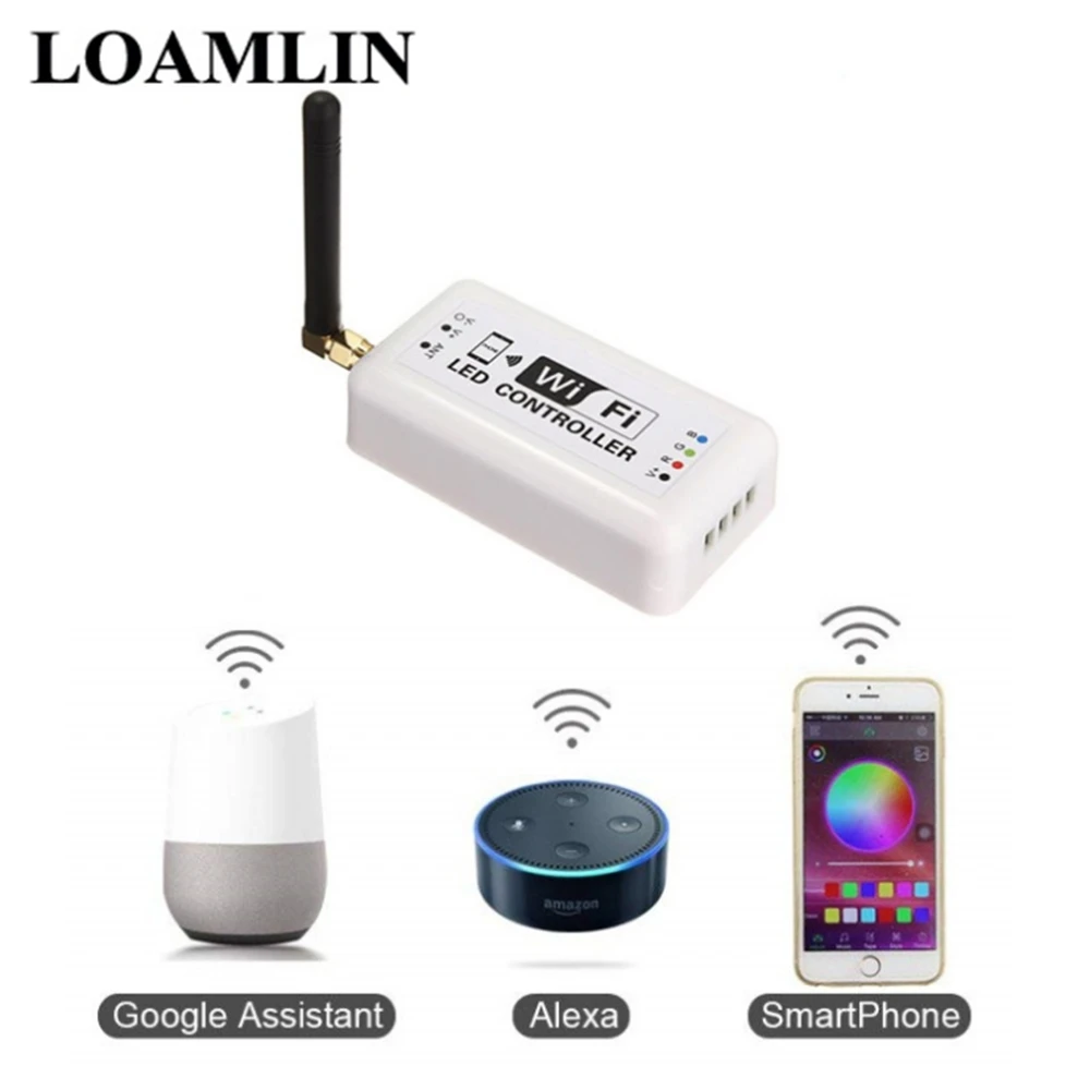 Светодиодный контроллер RGB Wi-Fi музыкальный Wifi370 светодиодный для Iphone Android 2 3