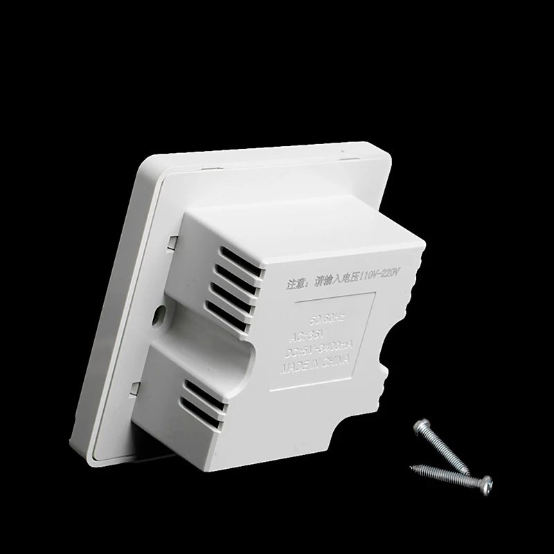 3.4A 6 портов USB настенное зарядное устройство розетка панель Переключатель AC 110-220 В