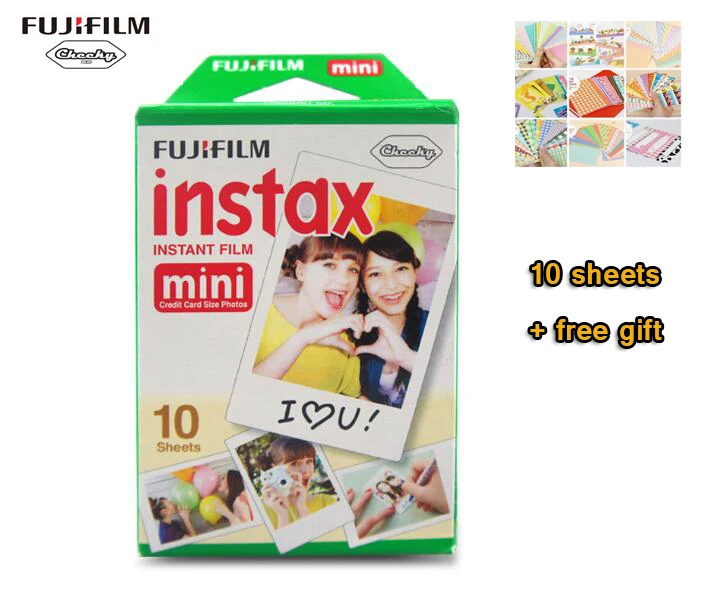 Новая 10 шт./кор. fujifilm instax mini 8 пленка листов для камеры Instant 7 s 25 50 90 фотобумага белая