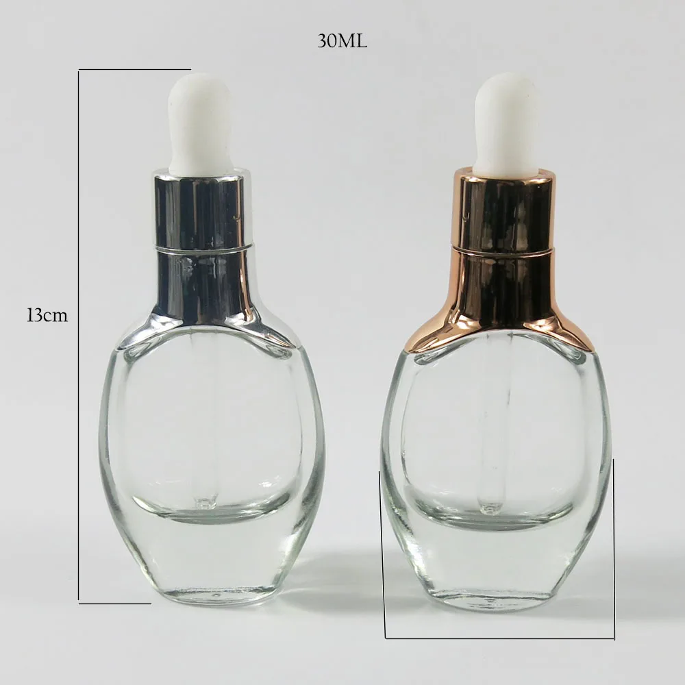 2 шт. 30 мл Для женщин необычно прозрачная Стекло падение бутылки для эфирного