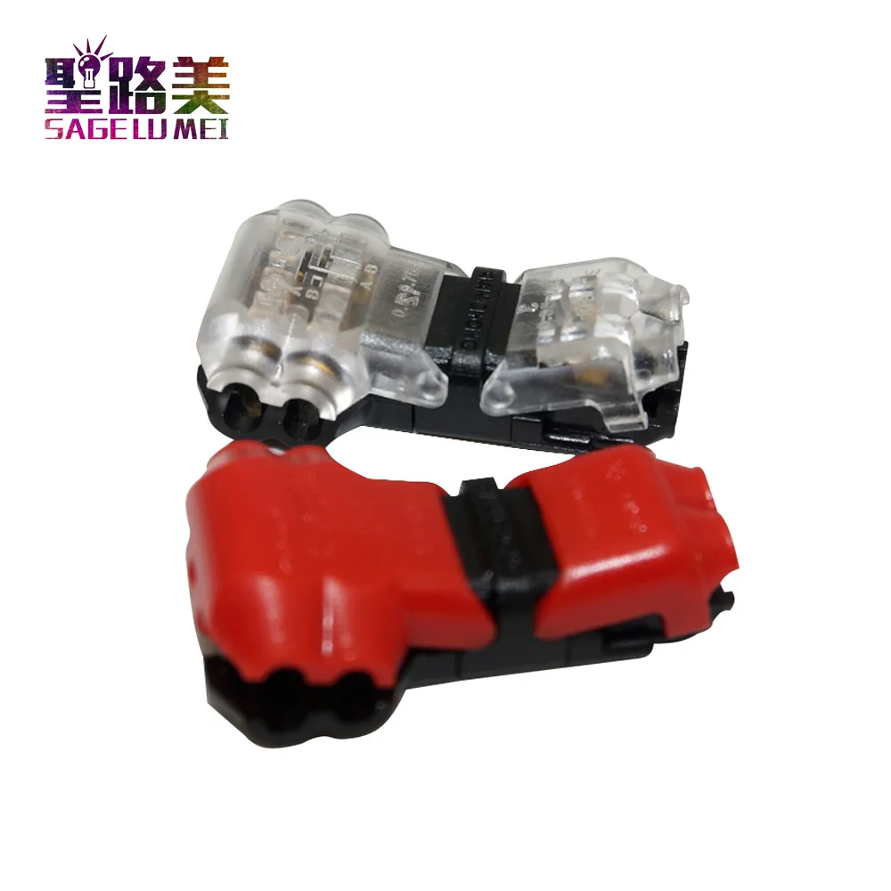 10 шт. быстроразъемный соединитель провода для светодиодной ленты кабеля