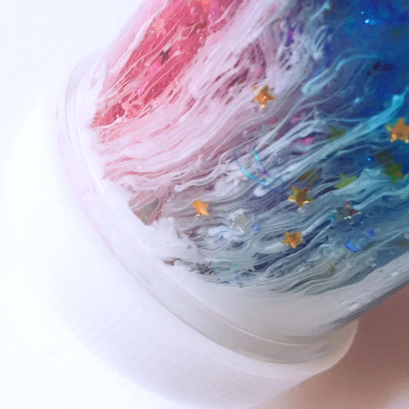 Креативный Звездный облако Slime глина грязь DIY Разноцветные блестки с украшением в