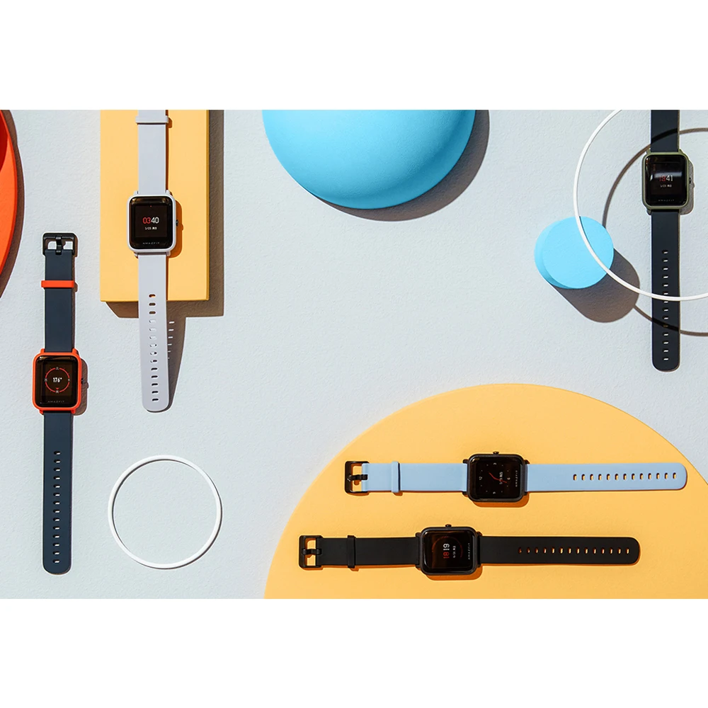 Оригинальные Смарт-часы Xiaomi Amazfit Bip, фитнес-трекер, gps, умные часы, IP68, водонепроницаемые, 45 дней, срок службы батареи, пульсометр