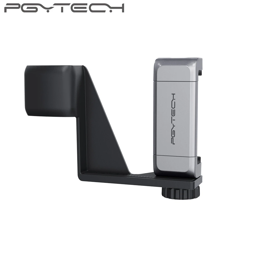 Серый PGYTECH OSMO Карманный держатель для телефона плюс складной алюминиевый кронштейн для DJI OSMO Карманный ручной карданный держатель аксессуары - Цвет: Серый