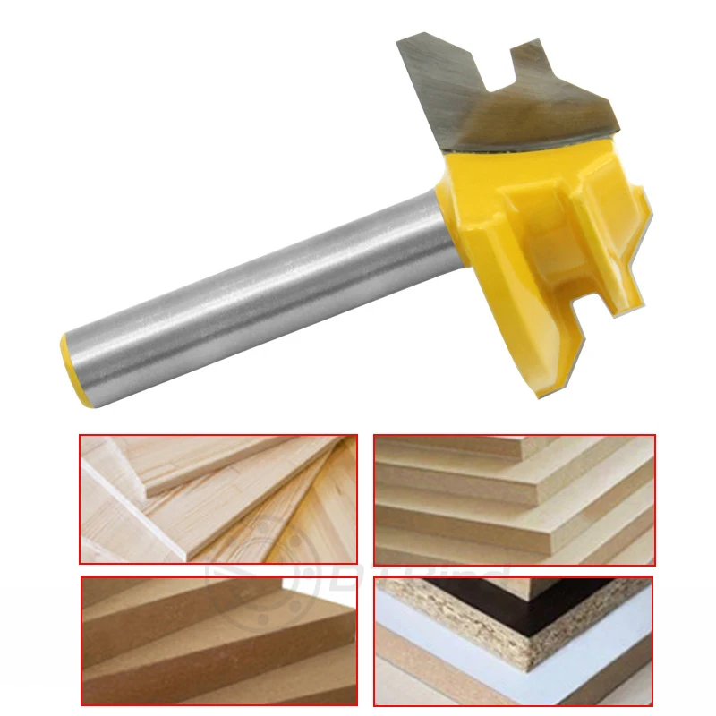 Т образная насадка для фрезерного станка по дереву 45 градусов 1/4 дюйма|Фреза| |