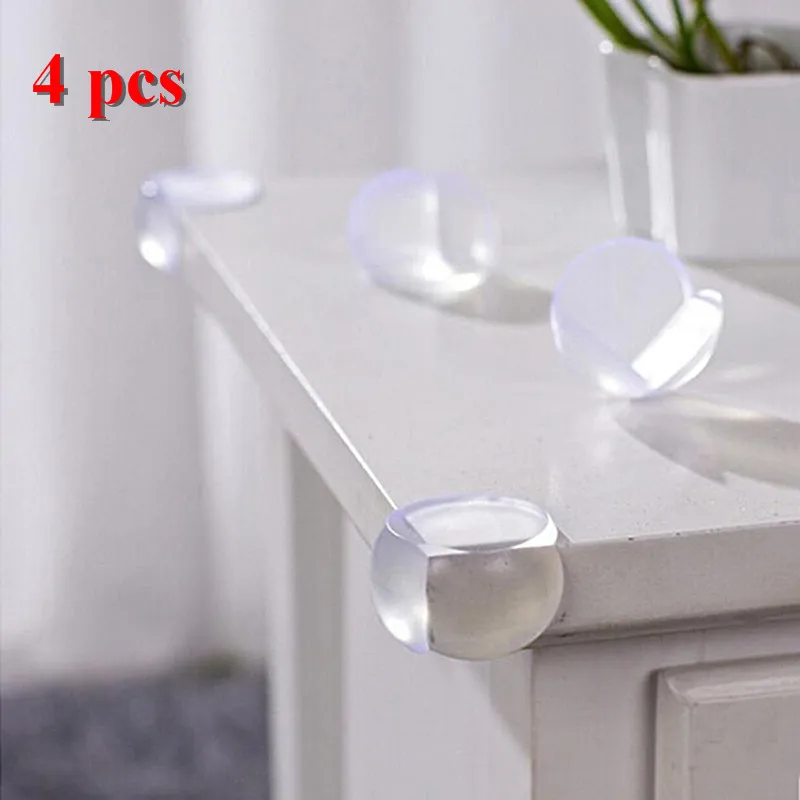 4 PCS 4 шт./партия детская защитная накладка на углы прозрачная защита от столкновений угол краевой защитный кожух Детская безопасность - Цвет: 4 PCS