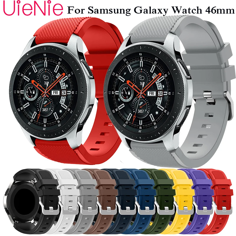 Ремешок для Samsung Gear S3 Frontier/Классическая силиконовая лента Galaxy 46 мм Браслет Смарт