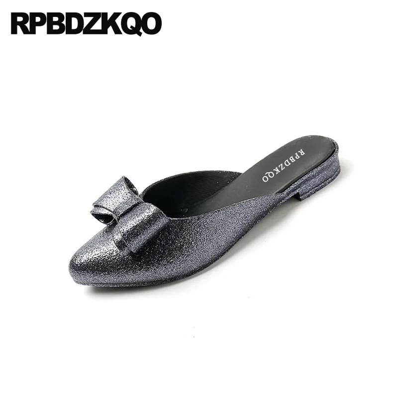 Шлепанцы Прозрачные сандалии Коллекция 2021 года Женские дизайнерские блестящие