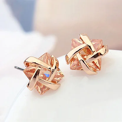 Любовь Крест Ухо Шпильки Ohrringe изысканные ювелирные изделия Bijoux (украшения своими