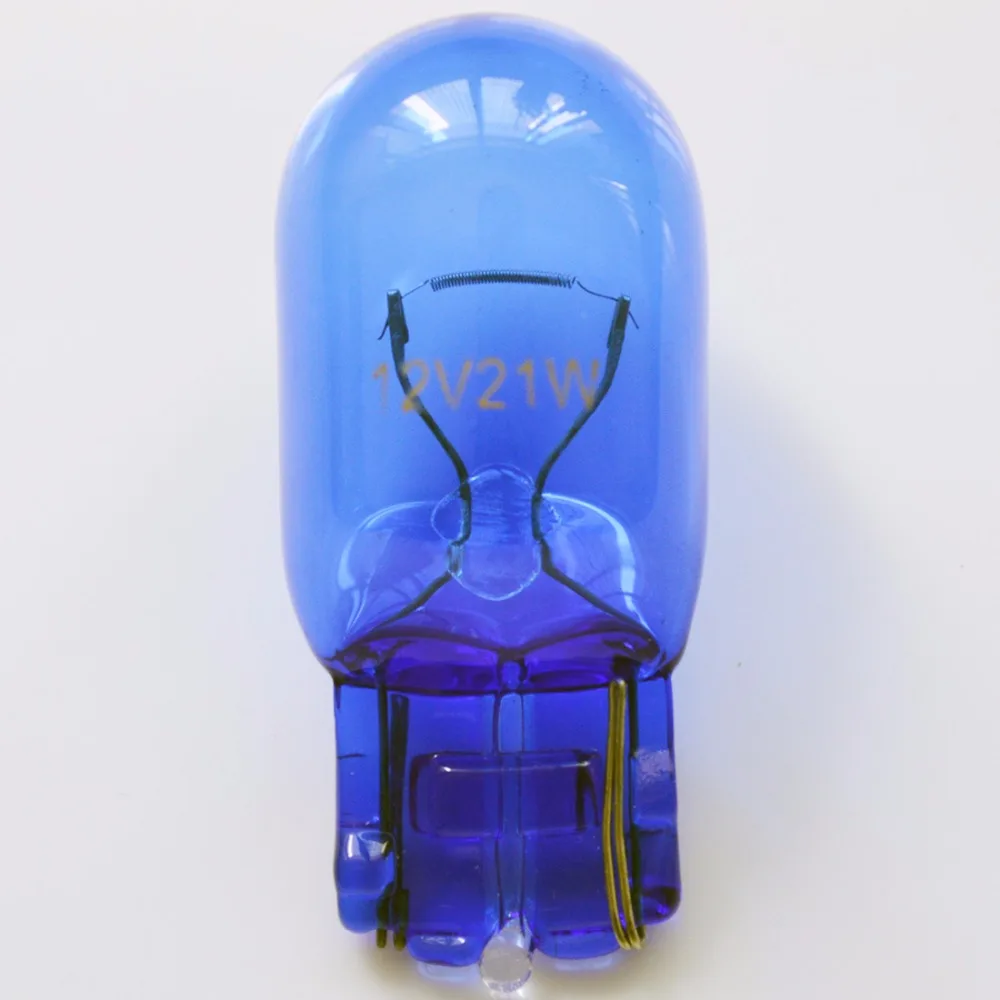 Flytop (2 шт./лот) 582 7440 T20 W21W ксенон натуральное голубое стекло 12V 21 Вт W3x16d Одиночная