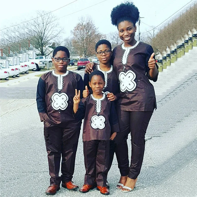 AFRICAN DRESSES FOR WOMEN SOFT MATERIAL EMBROIDERY DESIGN DRESS TOP WITH PANTS | Africa Clothing