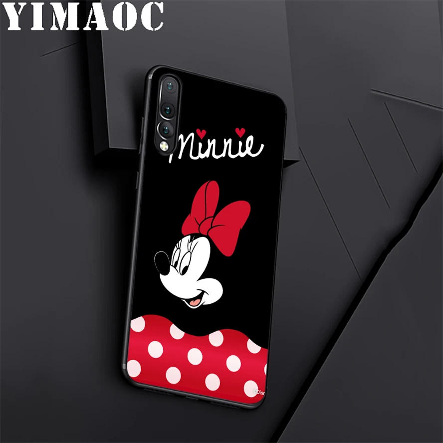YIMAOC с Микки-Маусом и Минни-Маус Забавный силиконовый чехол для huawei Honor Коврики 10 P20