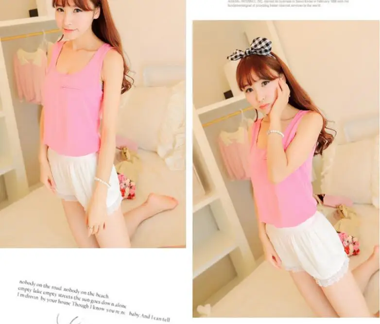 Летние шифоновые кружевные женские костюмы с оборками короткие шорты тыквой