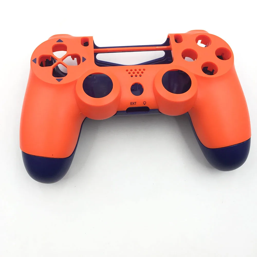Orange Blue Для Playstation 4 PS4 V2 Pro JDM-040 контроллер Корпус чехол - Цвет: Orange Blue