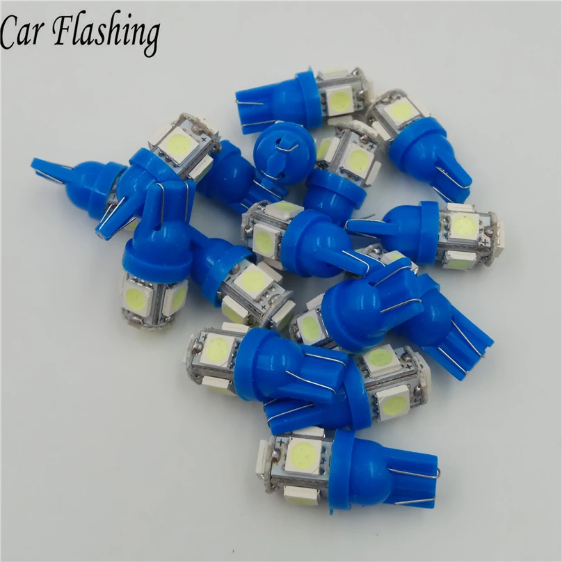 Автомобильный мигающий 30 шт. Акция T10 5 smd 1206 светодиодов 5SMD автомобильный